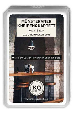 Kneipenquartett Münster 2023 (17. Auflage)