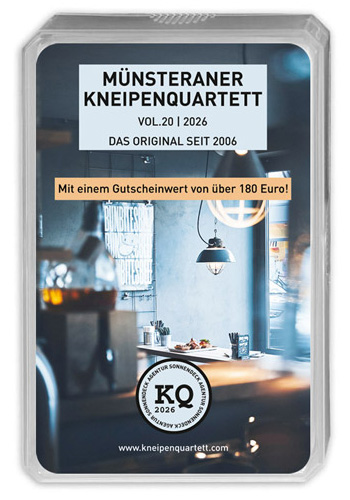 Kneipenquartett Münster 2026 (20. Auflage)